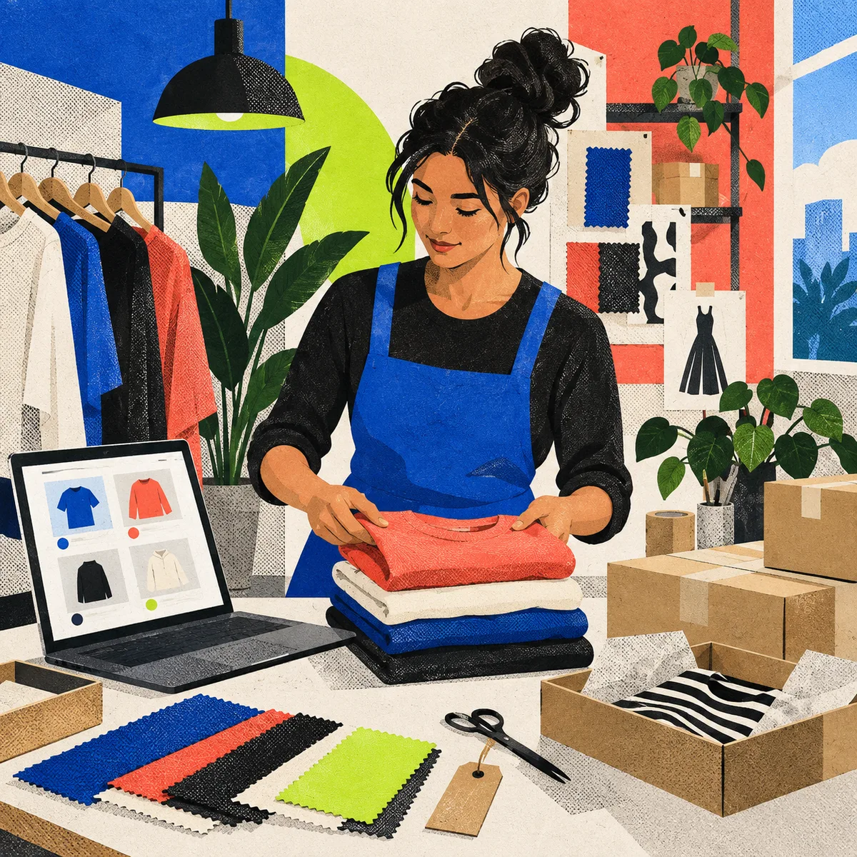 how to start a clothing business online