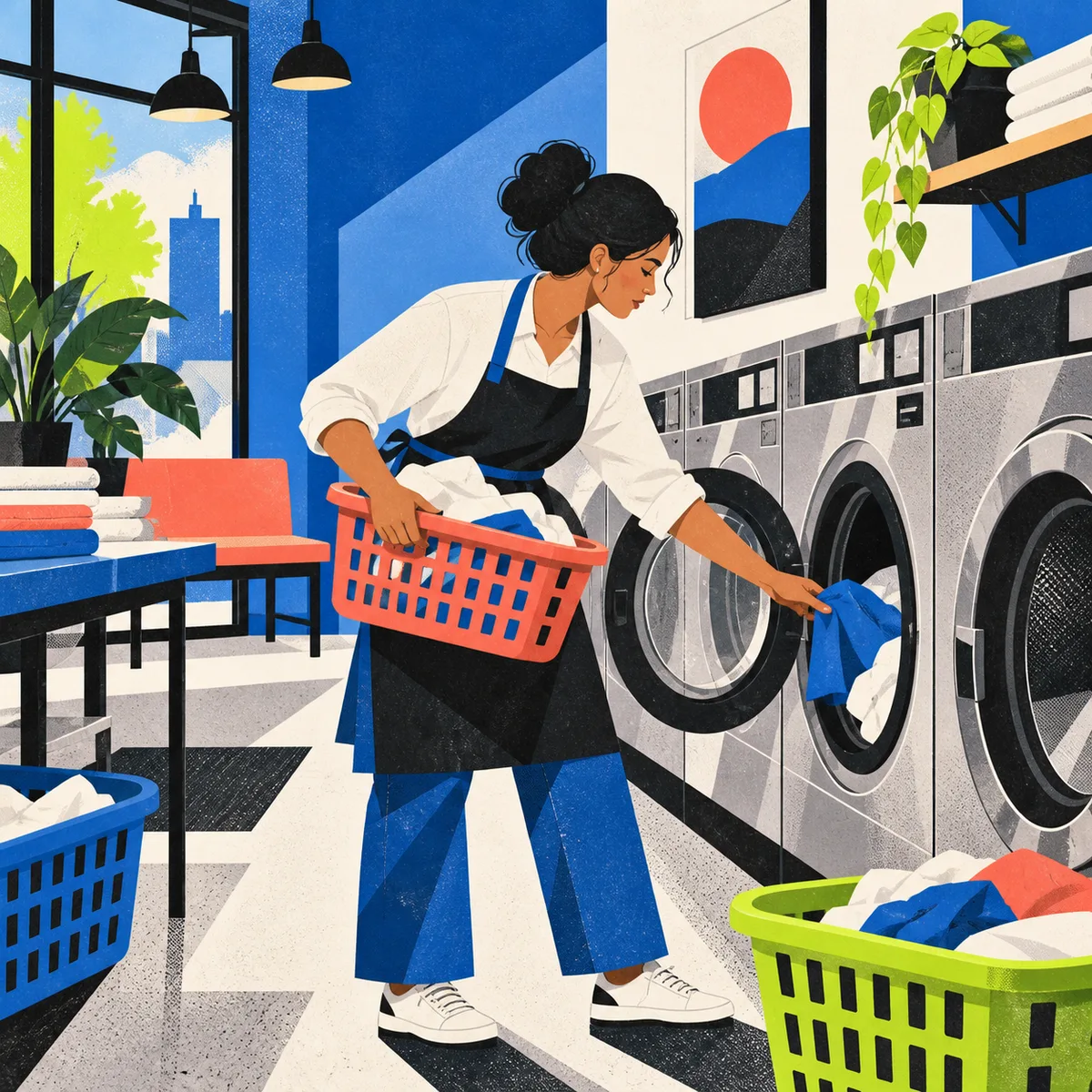 how to start a coin laundry business