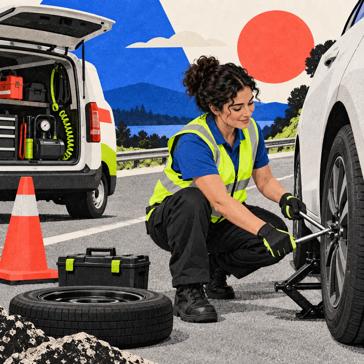 how to start a roadside assistance business without towing