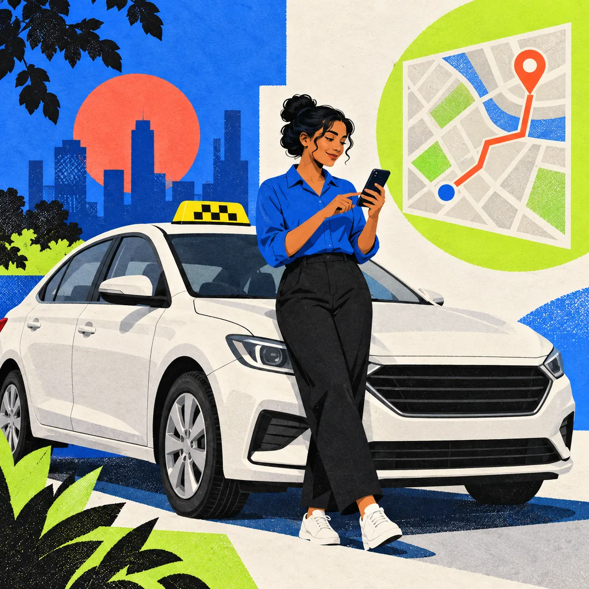 how to start a taxi business with one car