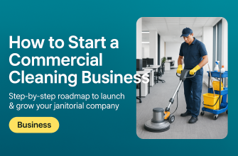 how to start a commercial cleaning business