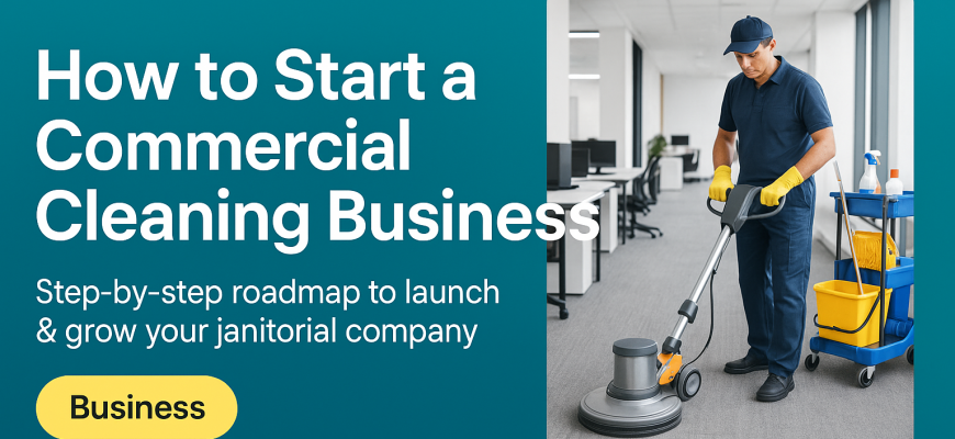 how to start a commercial cleaning business