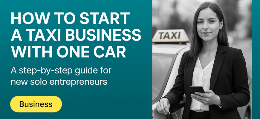 how to start a taxi business with one car