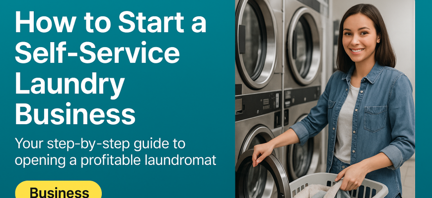 how to start a self service laundry business