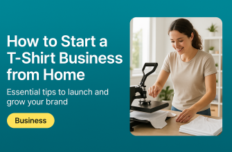 how to start a t-shirt business from home