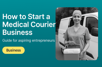 how to start a medical courier business