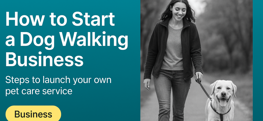 how to start a dog walking business