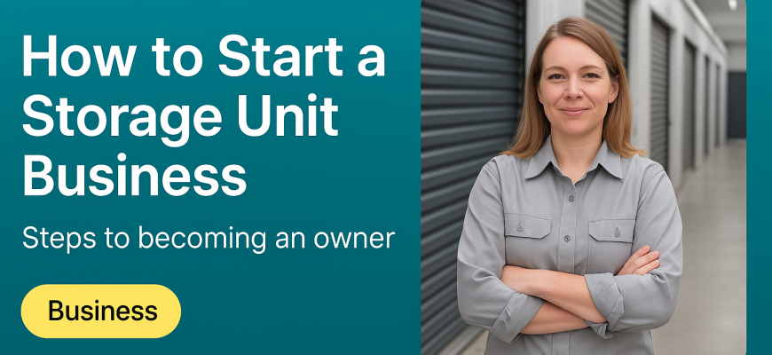 how to start a storage unit business
