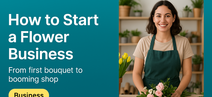 how to start a flower business