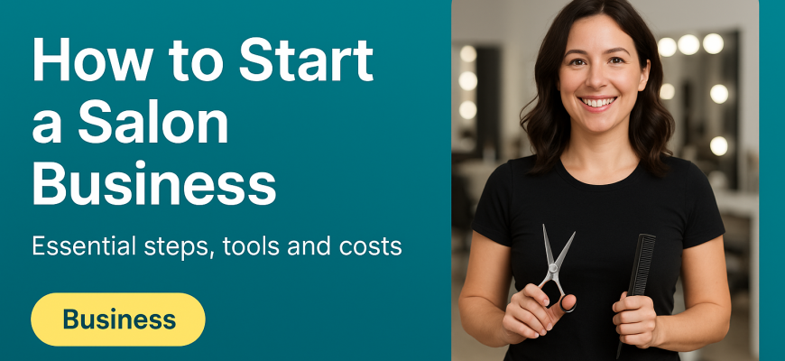 how to start a salon business