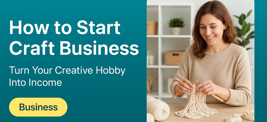 how to start a craft business
