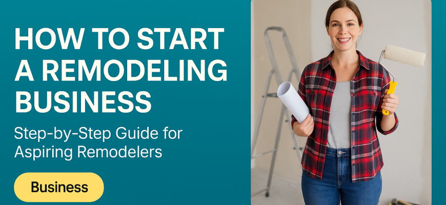 how to start a remodeling business