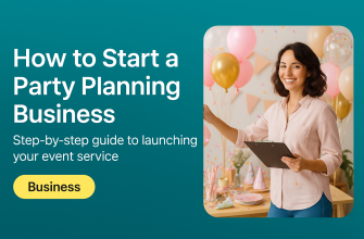 how to start a party planning business