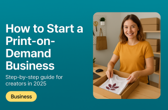 how to start a print on demand business
