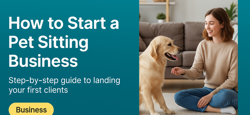 how to start a pet sitting business