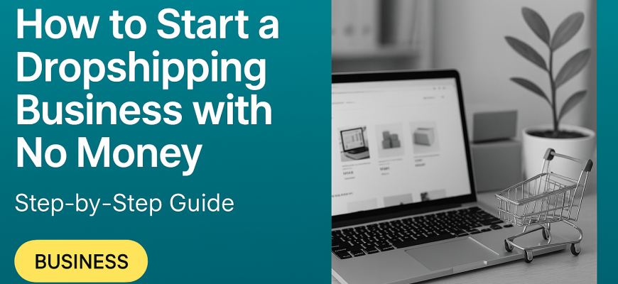 how to start a dropshipping business with no money