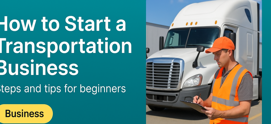 how to start a transportation business