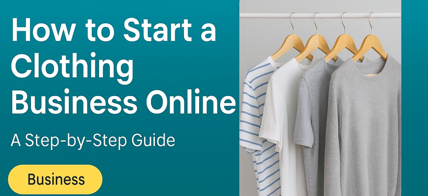 how to start a clothing business online