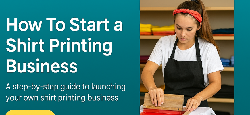 how to start a shirt printing business